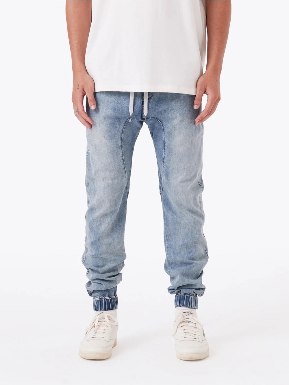 Zanerobe Light Blue Relaxed Jogger Jeans